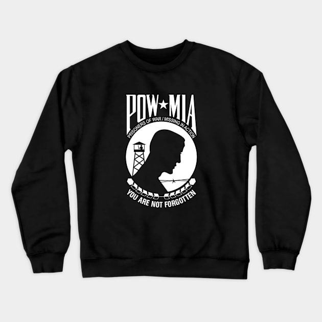 Mod.3 POW-MIA Pisioners of War Crewneck Sweatshirt by parashop